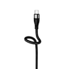 JELLICO kábel B16 Micro USB 3.1A 1M Fekete - 1. kép