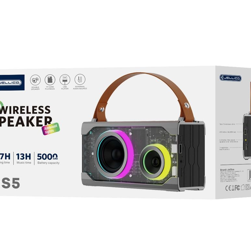 JELLICO DS5 bluetooth hangszóró Szürke