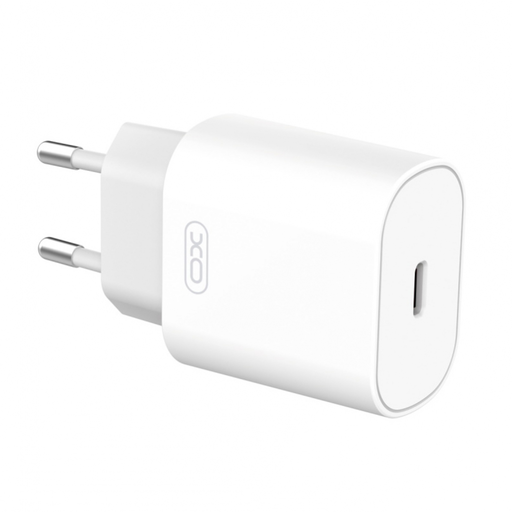 Fali töltő XO DESIGN L91, 25W, 3A, 1 x USB-C, Fehér