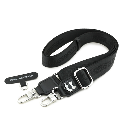 Karl Lagerfeld Univerzális Keresztpánt Choupette Patch Fekete