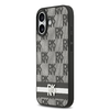 DKNY PU Bőr Kockás Mintázat és Csíkos iPhone 17 tok - 0. kép