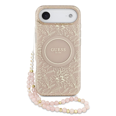 Guess IML Flowers Allover Strap MagSafe tok iPhone Air Pink tok