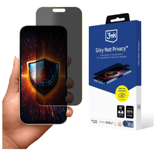 Apple iPhone 17 3MK Silky Matt Privacy üvegfólia