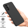 Samsung Galaxy A17 fekete,  Liquid szilikon tok Alphajack - 1. kép