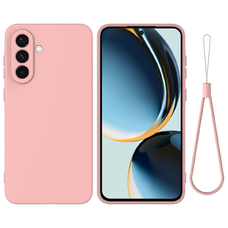 Samsung Galaxy A17 rózsaszín,  Liquid szilikon tok Alphajack