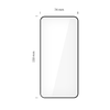Xiaomi 15T / 15T Pro Tech-Protect Glass Fit+ 2-pack fekete üvegfólia - 0. kép