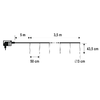 Home KJL288 jégcsap fényfüzér, 3,5m hosszú, 288db hidegfehér SMD LED, 8db jégcsap/36db LED, kül- és beltéri kivitel - 3. kép