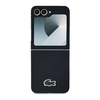 Lacoste Iconic Petit Pique Woven Logo MagSafe fliptok Samsung Galaxy Z Flip 6/7 FE Black - 0. kép