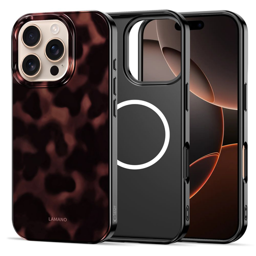 iPhone 16 Pro Max Tech-protect Lamano Magsafe Panther tok iPhone 16 Pro Max Tech-protect Lamano Magsafe Panther tok