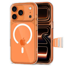 iPhone 17 Pro Átlátszó tok Tech-protect Magpeak Magsafe CC