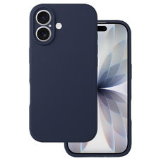 Szilikon Lite tok iPhone 17 Air sötétkék tok