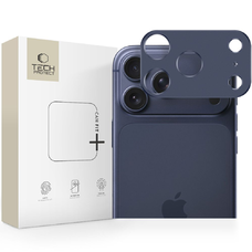iPhone 17 Pro Max Tech-Protect Camalloy Fit+ mélykék üvegfólia