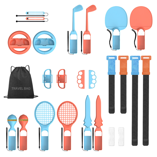 Dux Ducis 25-az-1-ben Nintendo Switch 2 Sport Gaming Kiegészítő Készlet Táskával - Többszínű Dux Ducis 25-az-1-ben Nintendo Switch 2 Sport Gaming Kiegészítő Készlet Táskával - Többszínű