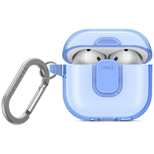 Uniq Glase Pro Tok AirPods 4-hez - Kék Uniq Glase Pro Tok AirPods 4-hez - Kék
