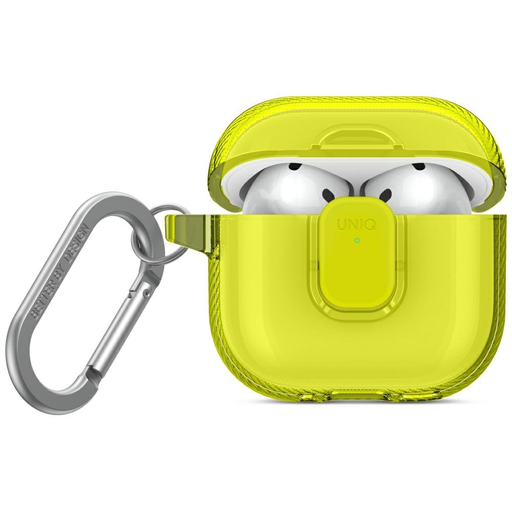 Uniq Glase Pro Case for AirPods 4 - Yellow Uniq Glase Pro Case for AirPods 4 - Yellow