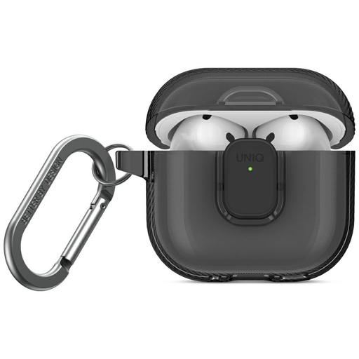 Uniq Glase Pro tok AirPods 4-hez - Fekete Uniq Glase Pro tok AirPods 4-hez - Fekete