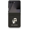 Samsung Galaxy Z Flip 7 Karl Lagerfeld Saffiano Karl&Choupette Pin tok fekete - 0. kép