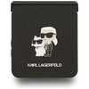Samsung Galaxy Z Flip 7 Karl Lagerfeld Saffiano Karl&Choupette Pin tok fekete - 3. kép