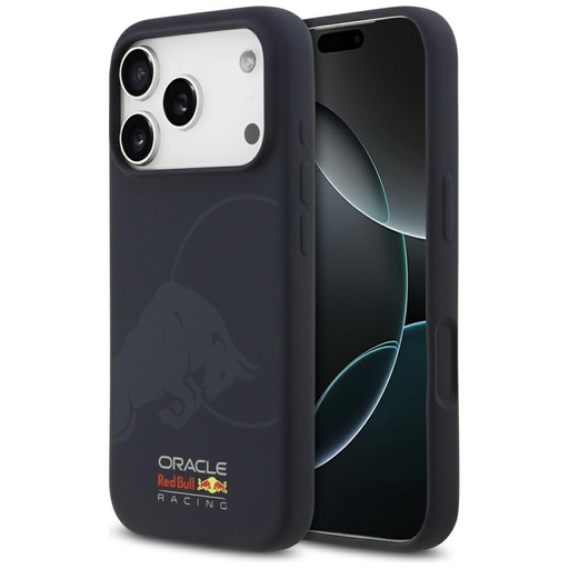 Apple iPhone 17 Pro Tengerészkék Red Bull szilikon tok MagSafe  Apple iPhone 17 Pro Tengerészkék Red Bull szilikon tok MagSafe