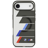 iPhone 17 Air BMW M IML fém gombok trikolor vonalak MagSafe tok tok antracit - 1. kép