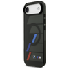 iPhone 17 Air BMW M IML Fém Gombok Trikolor Csíkok MagSafe Tok Fekete tok - 0. kép