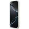  iPhone 17 Pro Max DKNY Kockás Nyomtatott Csíkokkal bézs tok - 3. kép