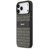  iPhone 17 Pro Max fekete DKNY Repeat Texture Pattern tok - 0. kép
