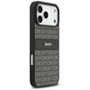  iPhone 17 Pro Max fekete DKNY Repeat Texture Pattern tok - 2. kép