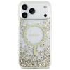  iPhone 17 Pro Max Guess Arany Resin Bottom Glitter MagSafe tok - 1. kép