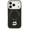  iPhone 17 Pro Karl Lagerfeld Choupette Metal Logo Big Strap MagSafe fekete tok - 1. kép