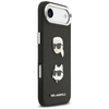 iPhone 17 Air Karl Lagerfeld FW Grained Karl & Choupette Fej Párnák és Logó Fekete tok - 2. kép