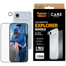 CARE by PanzerGlass Flagship Explorer 3 az 1-ben tok + üvegfólia + lencsevédelem iPhone Air tok