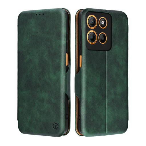 Motorola Moto G15 / G15 Power Zöld Techsuit Safe Wallet Plus tok