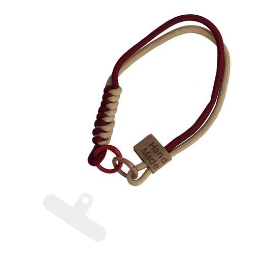 Phone pendant FZ-14 piros-bézs,