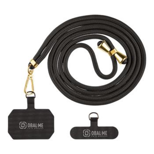 OBAL:ME NeckTag Allure mobiltelefonhoz fekete nyakpánt OBAL:ME NeckTag Allure mobiltelefonhoz fekete nyakpánt