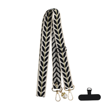 Telefon függő FZ-1 fekete Csuklópánt