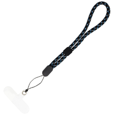 Phone pendant FZ-5 fekete-kék csuklópánt