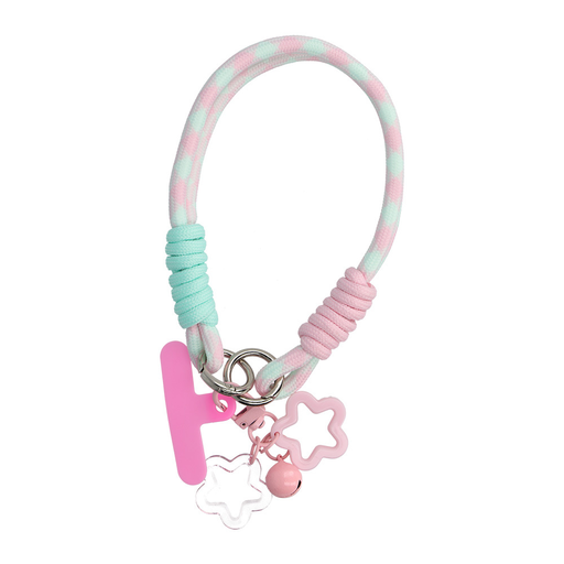 Phone pendant FZ-11 világos rózsaszín-kék