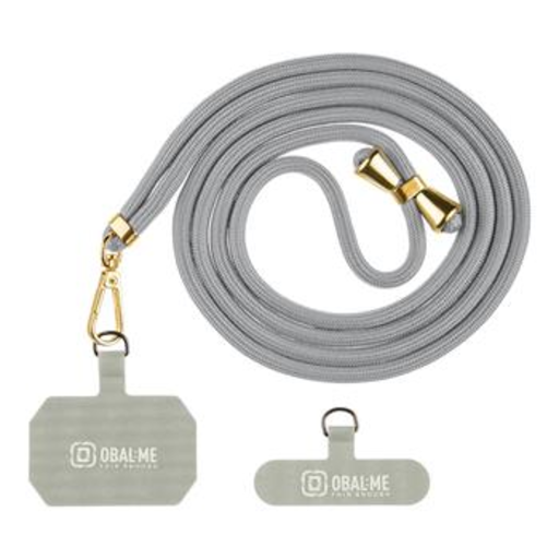 OBAL:ME NeckTag Allure Rope for Mobile Phone Light Grey OBAL:ME NeckTag Allure Rope for Mobile Phone Light Grey