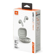 JBL Live Flex TWS Bluetooth Vezeték Nélküli Fülbe Dugható Fülhallgató Ezüst EU