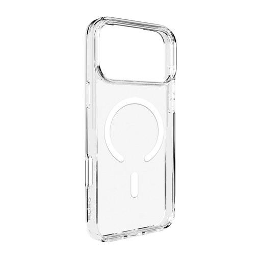 iPhone 17 Pro Átlátszó fehér gyűrűvel Puro Lite Mag TPU+PC tok MagSafe kompatibilis  iPhone 17 Pro Átlátszó fehér gyűrűvel Puro Lite Mag TPU+PC tok MagSafe kompatibilis
