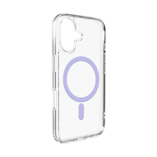  iPhone 17 Átlátszó rózsaszín gyűrűvel Puro Lite Mag TPU+PC tok MagSafe kompatibilis