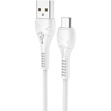 USB-A - microUSB kábel Hoco X37, 18W, 2.4A, 1m, Fehér