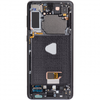 LCD kijelző modul Samsung Galaxy S21+ 5G G996, kamera nélkül, fekete, kijelző - 1. kép