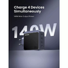 Fali töltő UGREEN X570 Nexode S, 140W, 5A, 1 x USB-A - 3 x USB-C, Szürke - 0. kép