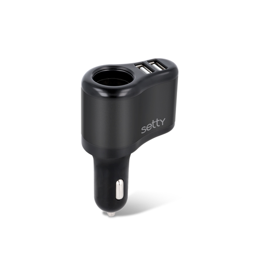 Setty RGS-01 autós szivargyújtó elosztó 2x USB 2A