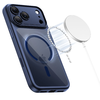 iPhone 17 Pro Max Tech-protect Magpeak Magsafe CC tok Mélykék/átlátszó - 1. kép