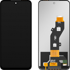 Tecno kijelző LCD Display Modul MP Pop 9 / Pop 9 4G / Pova 6 Neo 5G / Spark 30C / Spark 30C 5G, keret nélkül, utángyártott, fekete
