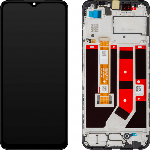 LCD kijelző modul Oppo A18 / A38, fekete