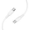 USB-C to USB-C Kábel Hoco X120, 60W, 3A, 1m, Fehér - 0. kép USB-C to USB-C Kábel Hoco X120, 60W, 3A, 1m, Fehér - 0. kép